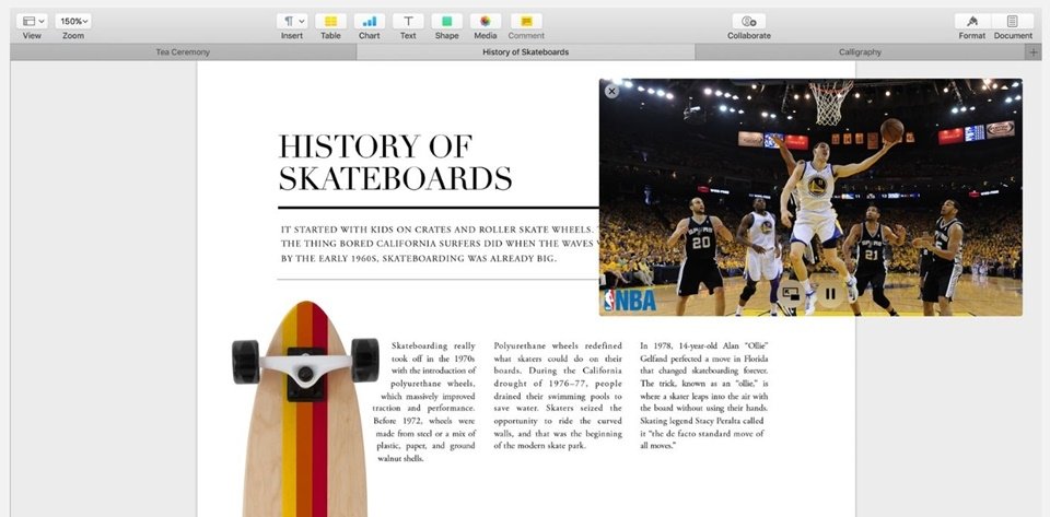 MacOS Sierra Pages