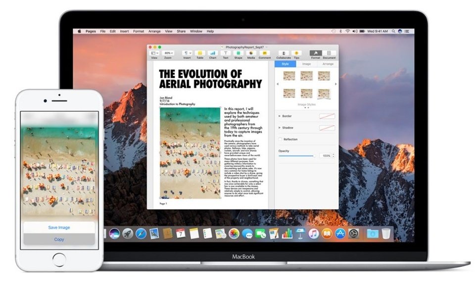 MacOS Sierra Portapapeles