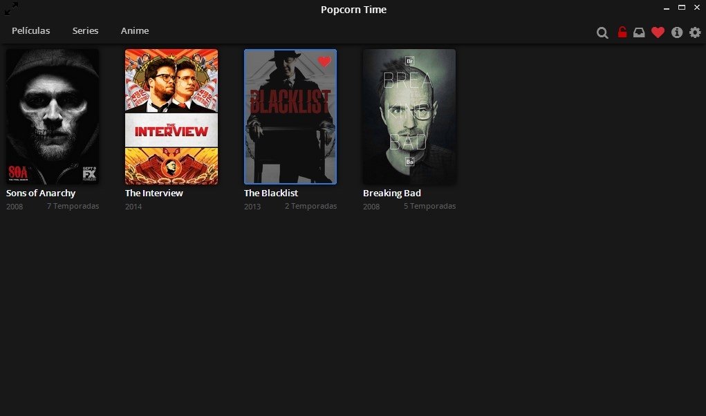 Marca películas y series como favoritos