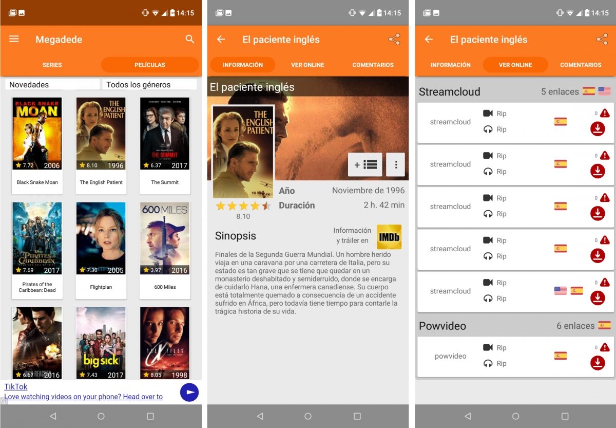 Megadede es buena alternativa para ver pelis y series