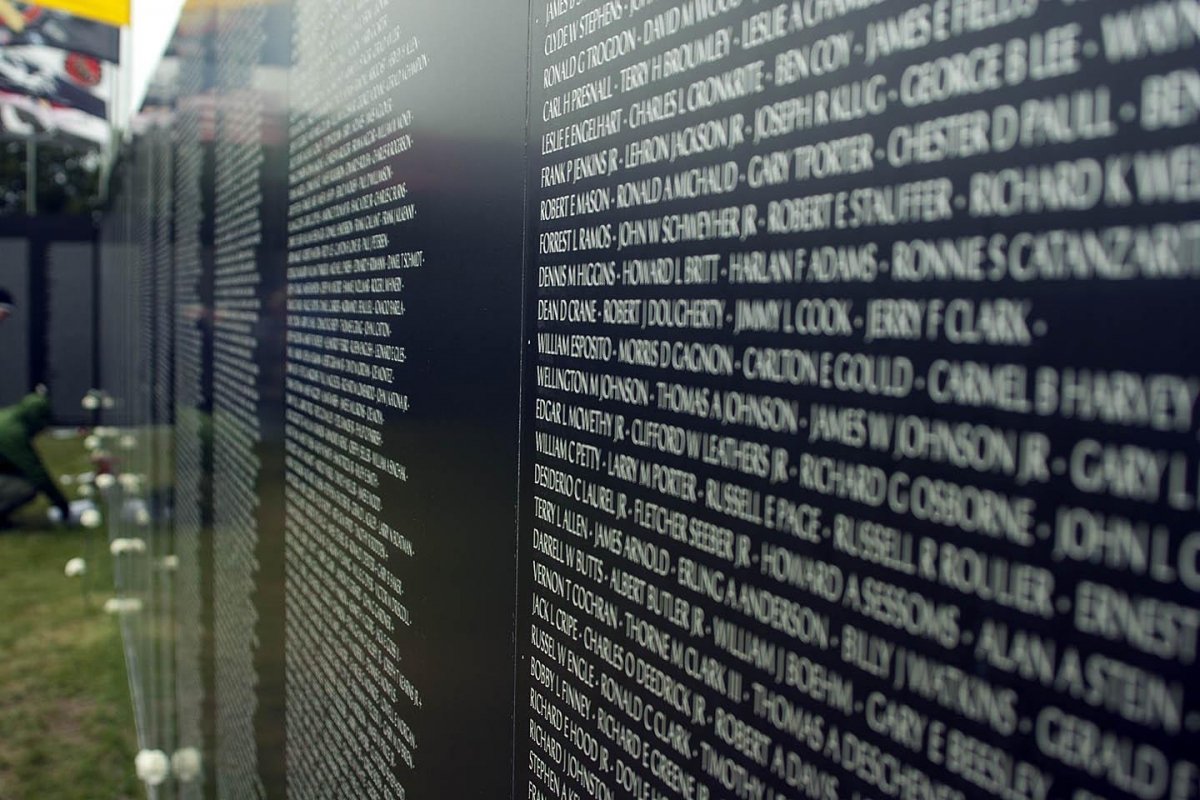 Memorial a los soldados caídos en la Guerra de Vietnam