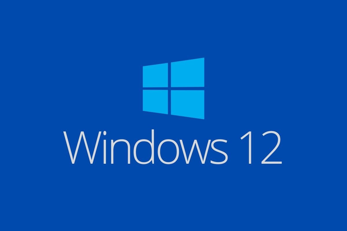 Mockup del logo del futuro Windows 12