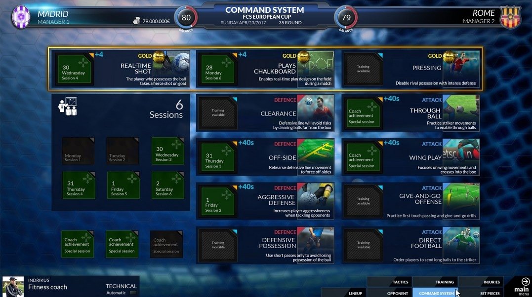 Modifica el comportamiento de tus defensas en FCS 18