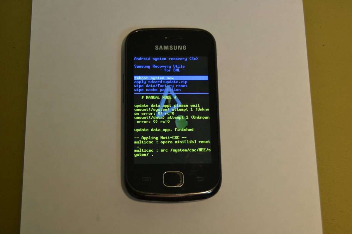 Modo recovery en un teléfono Android