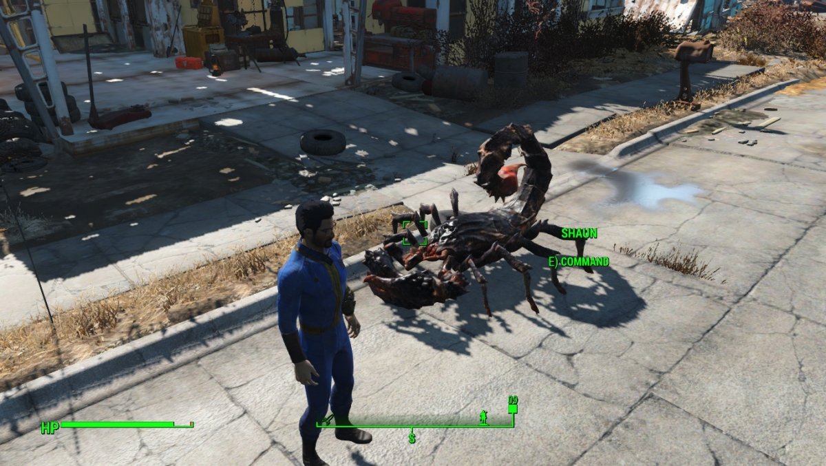 Mutascorpius como compañero en Fallout 4 (mod)