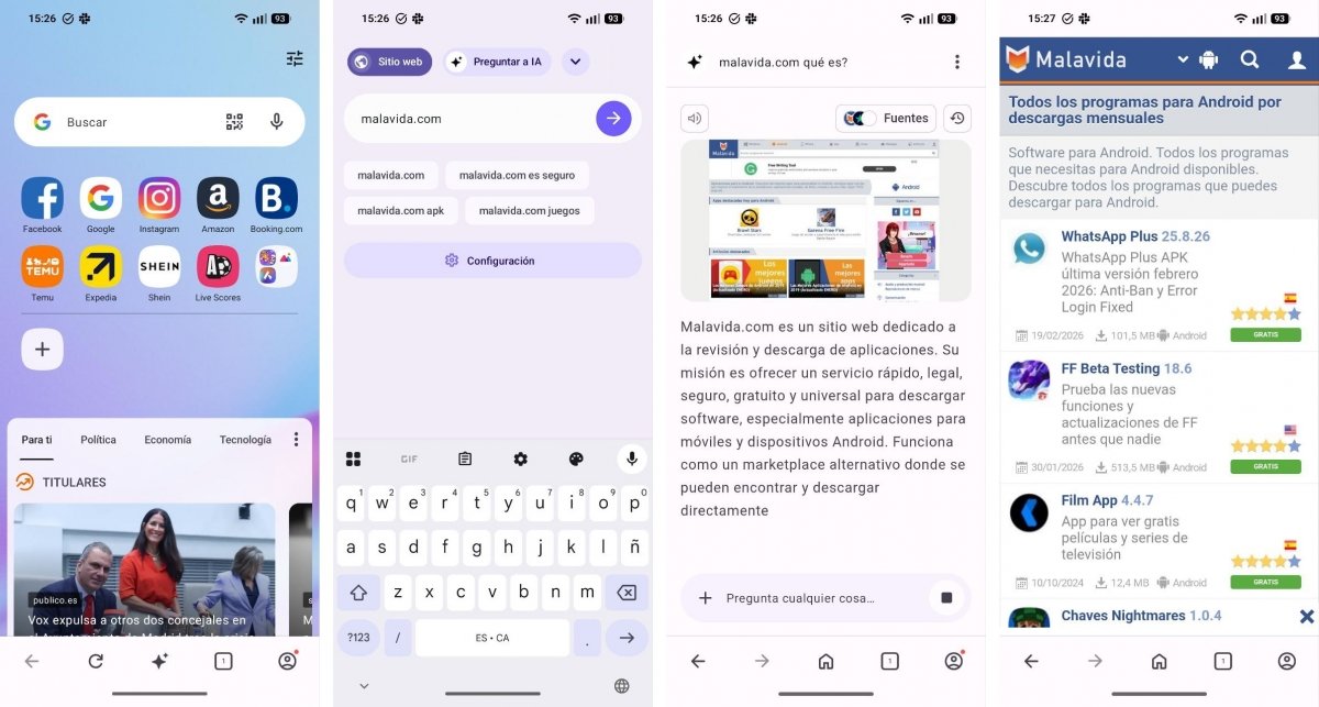 Navegación rápida y segura con Opera para Android