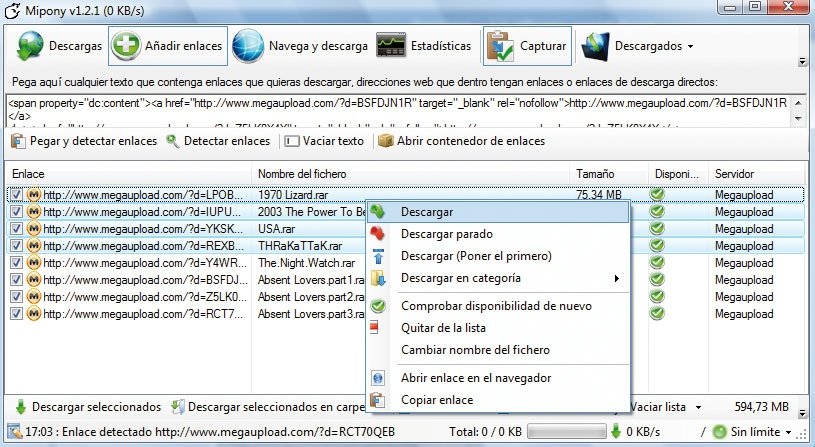 Navegación y descarga 3