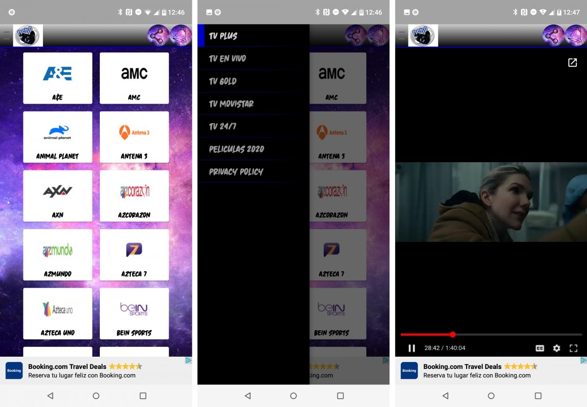 Neko TV es fea, pero tiene muchos canales en español y funciona