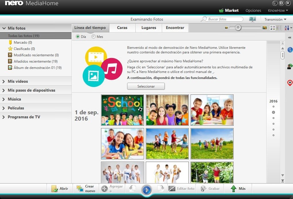 Nero Media Home es una eficaz herramienta de organización
