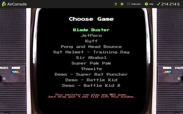 NES Emulator, para jugar a tus juegos de Nintendo desde el navegador