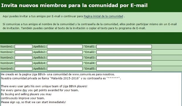 No te quedes solo, invita a nuevos miembros a jugar