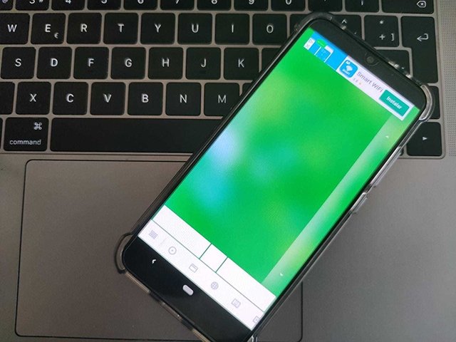 Android con Remote Mouse abierto