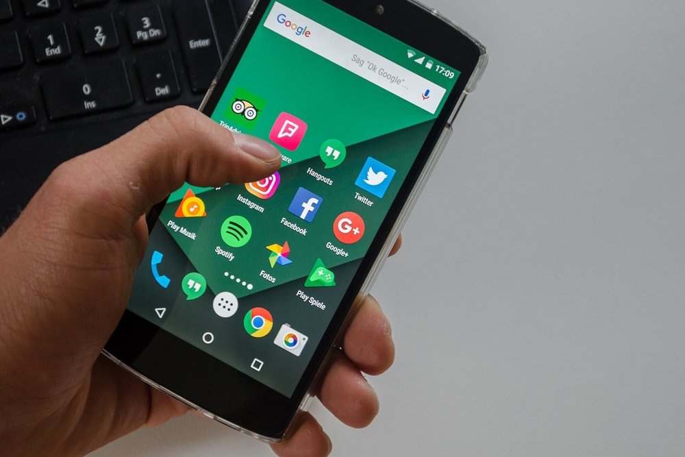 Apps en un teléfono Android