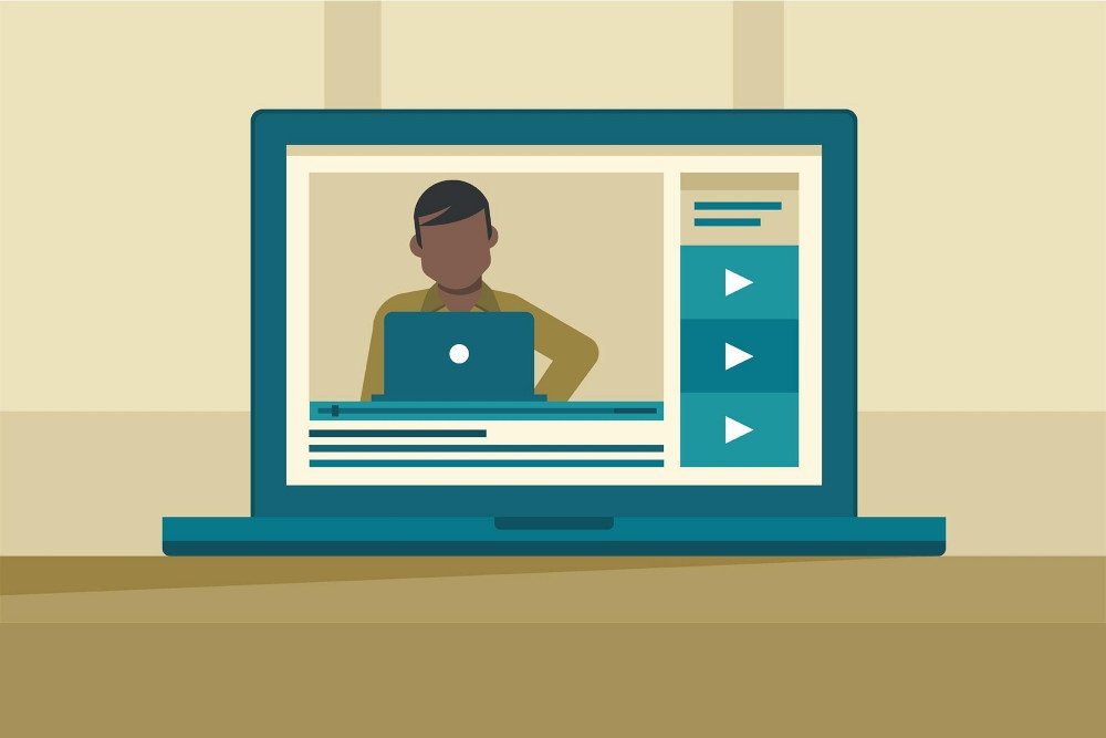 Gráfico de un reproductor de vídeo en un navegador