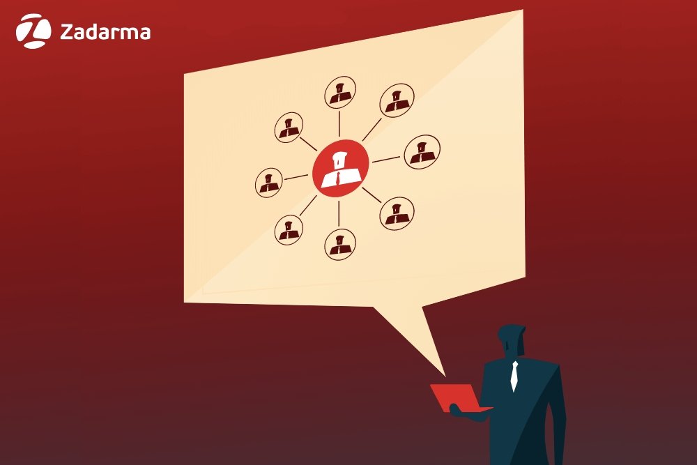 Ilustración de Zadarma CRM