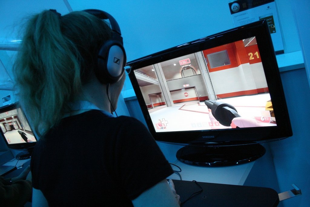 Jugando a Team Fortress 2