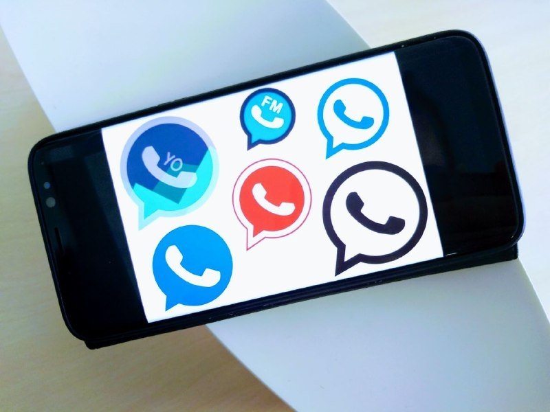 Logotipos de los mayores MODs de WhatsApp