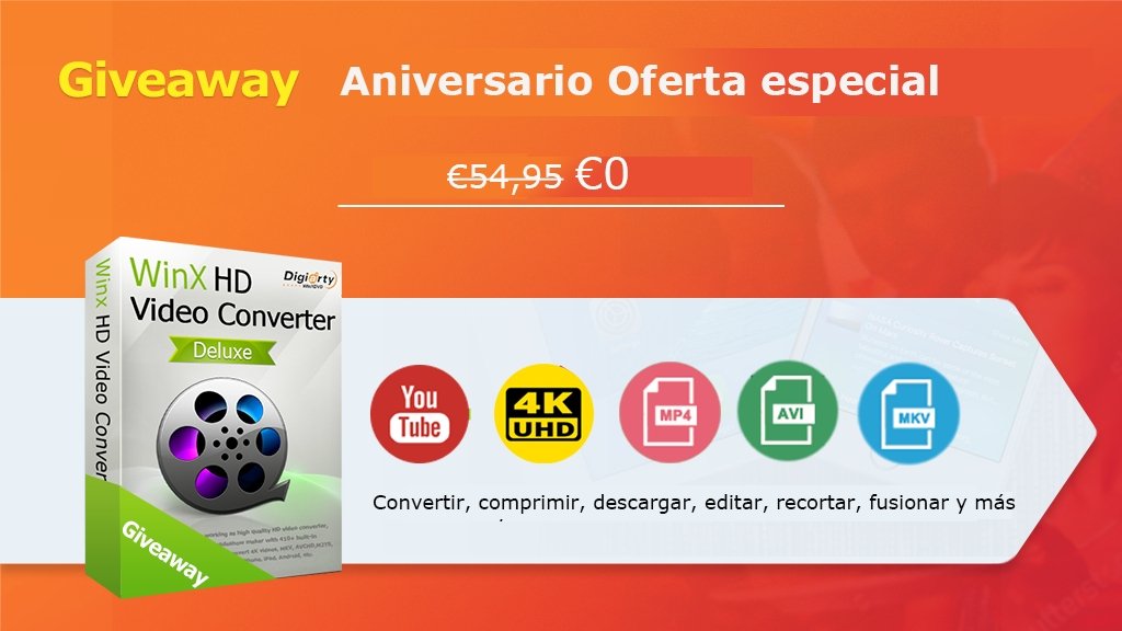 Oferta especial de WinX HD Video Converter