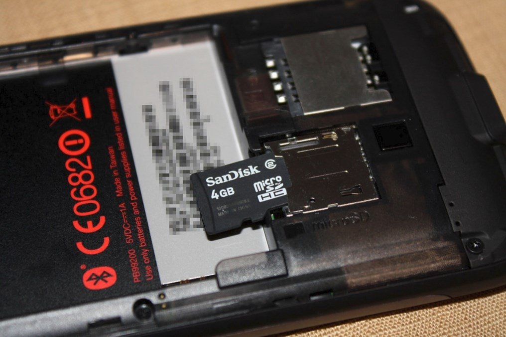 Tarjeta microSD de Android