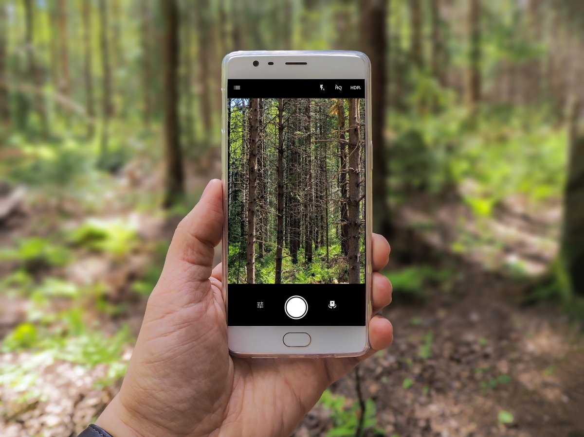 Vista de la cámara en un Android