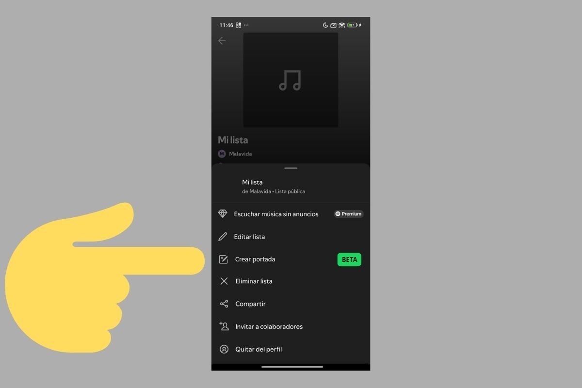 Nueva función para editar las portadas de las listas de Spotify directamente desde la app