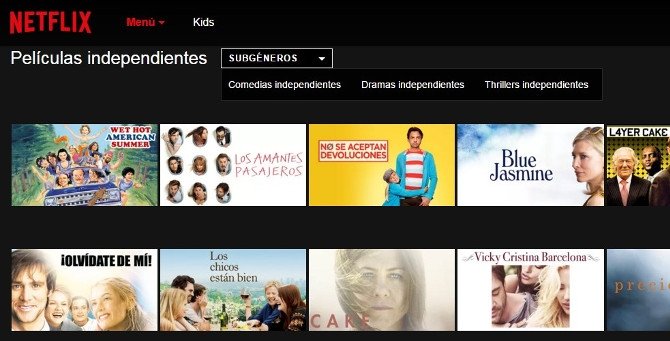 Obras de producción independientes: dramas, comedias y thrillers en Netflix