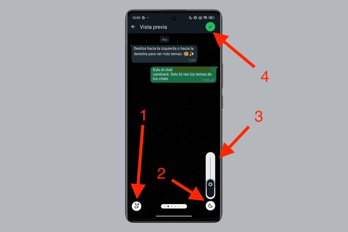 Opciones adicionales de personalización en los chats de WhatsApp