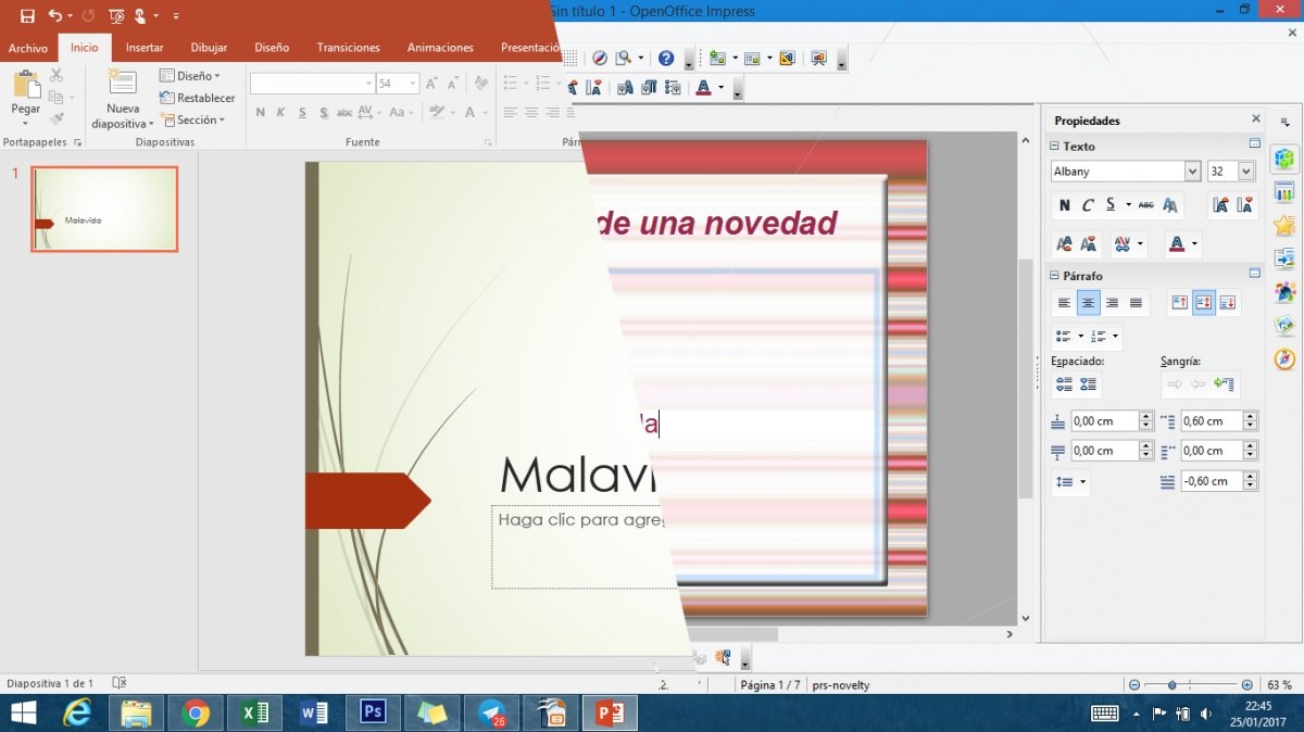 openoffice impress compared to powerpoint