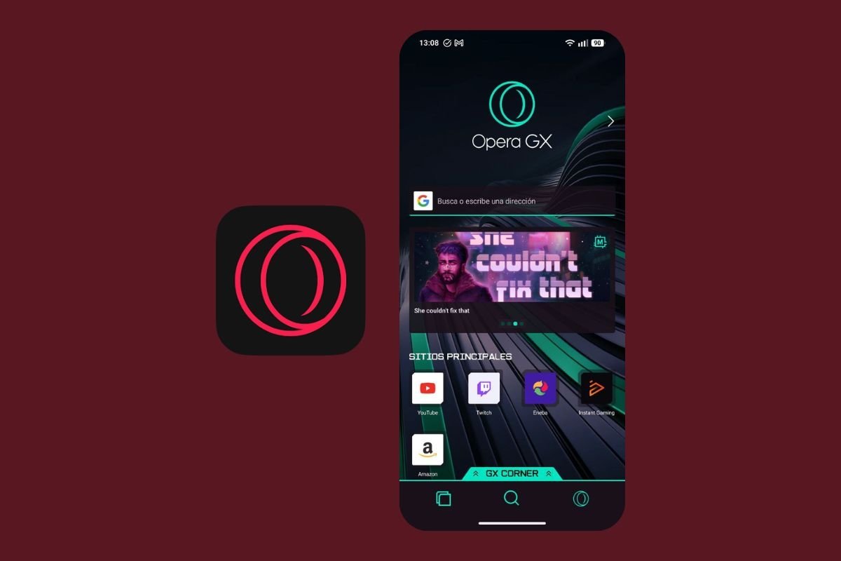 Opera siempre ha apostado por la multiplataforma y su versión gaming también está disponible en móviles