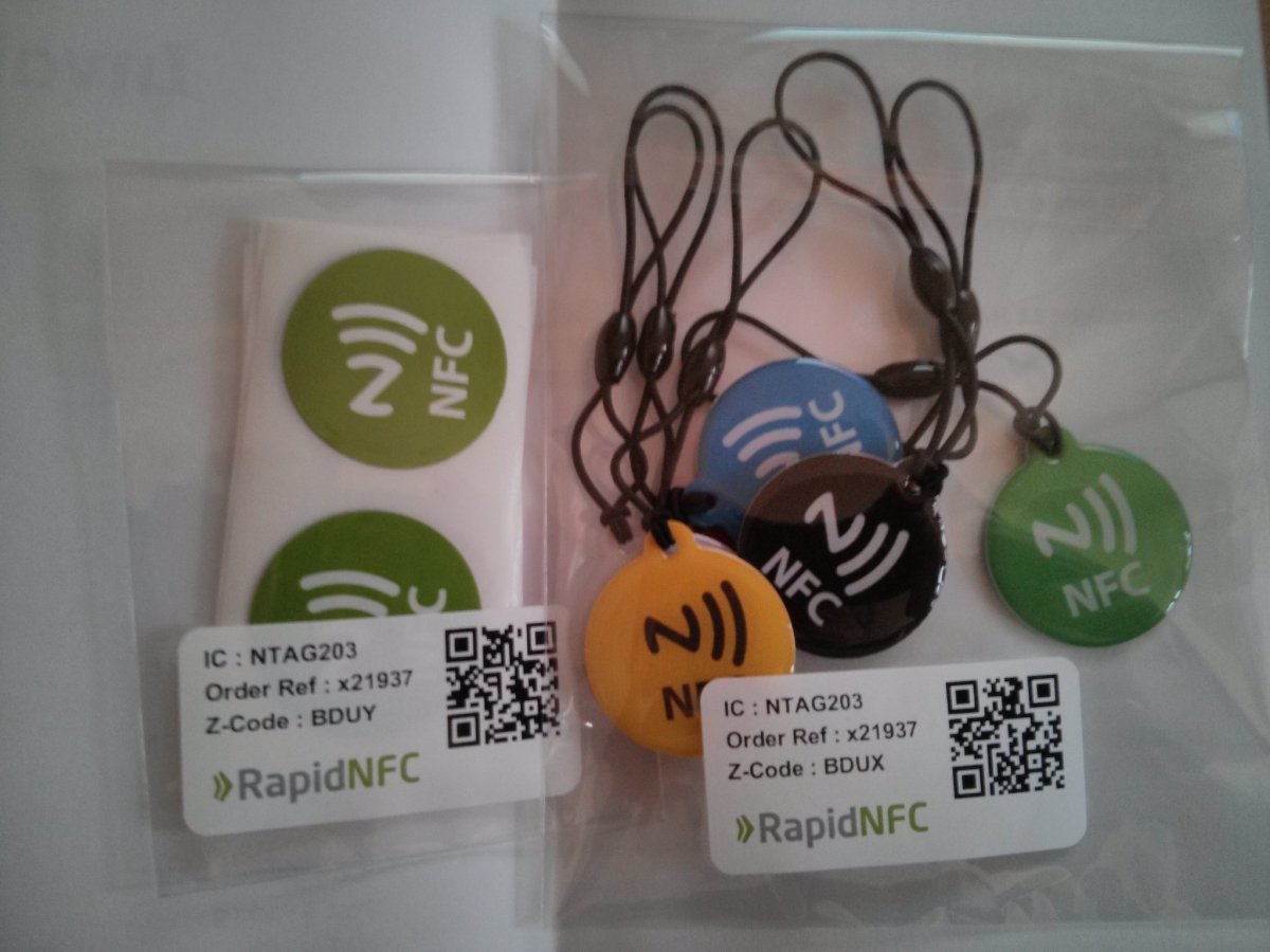 Pack de etiquetas NFC