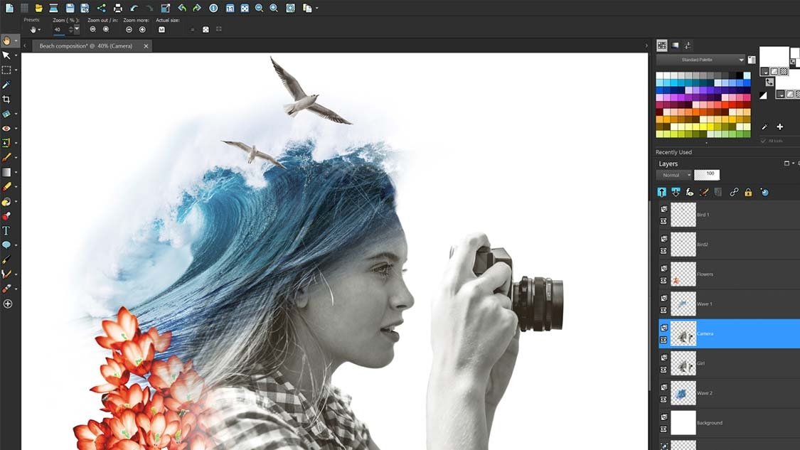 Trabajo en Paint Shop Pro