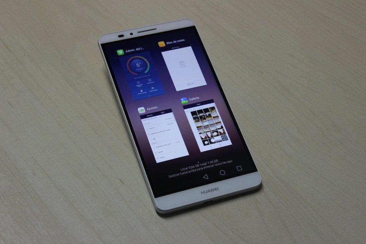 Parte delantera de Huawei Ascend Mate 7