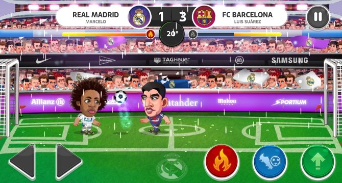Partidos muy rápidos y divertidos en Head Soccer