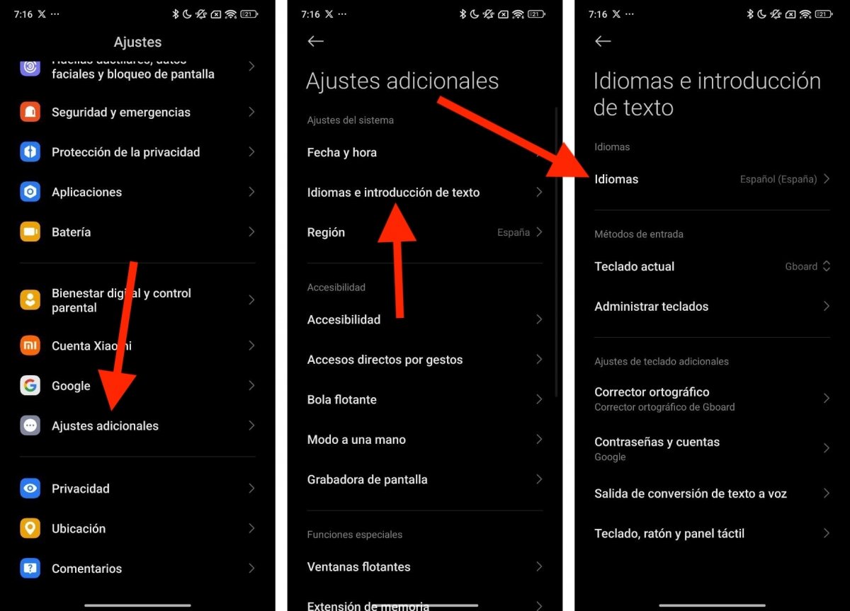 Pasos para cambiar el idioma de Android