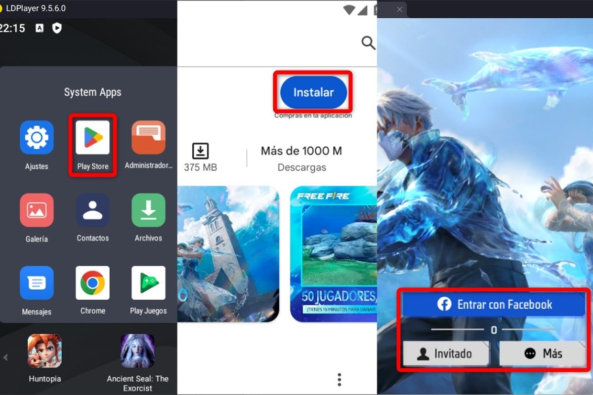 Pasos para jugar a Free Fire en LDPlayer