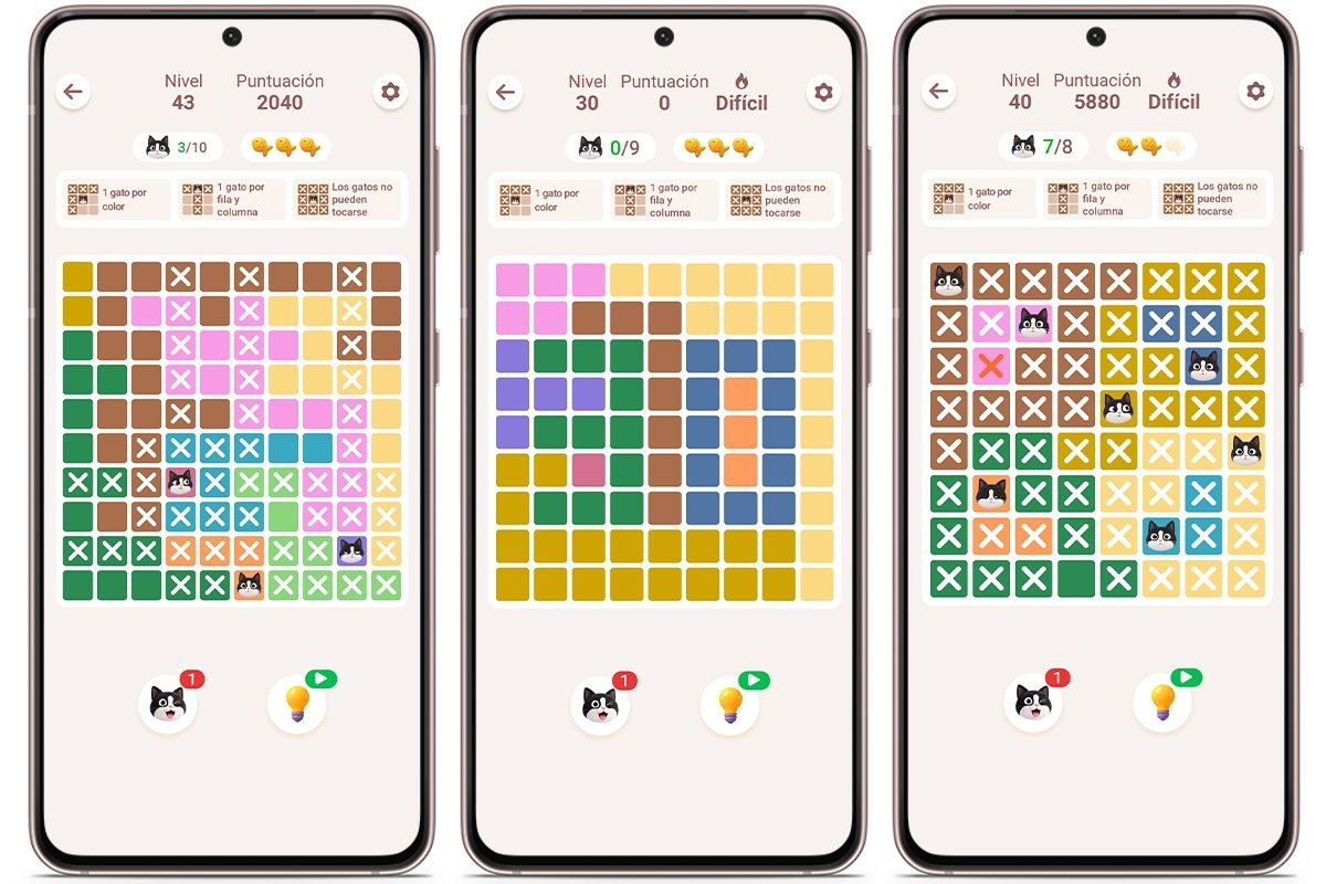 Pasos para jugar a Meowdoku