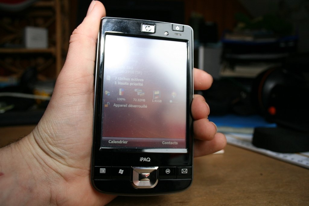 PDA iPAQ de Hewlett Packard