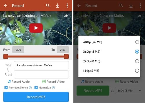 Peggo, simpleza y rapidez para vídeos y audios.