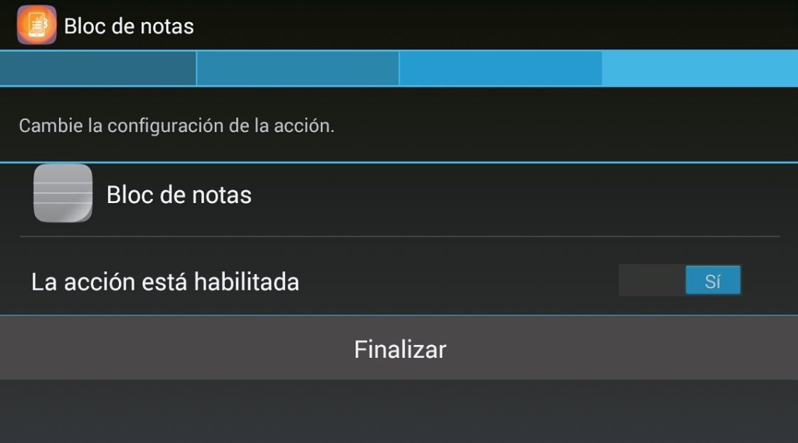 Personalización de la acción de QuickClic