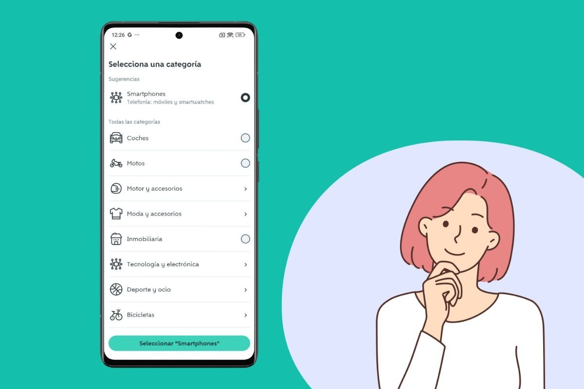 Piensa bien cuál es la categoría correcta para tu producto