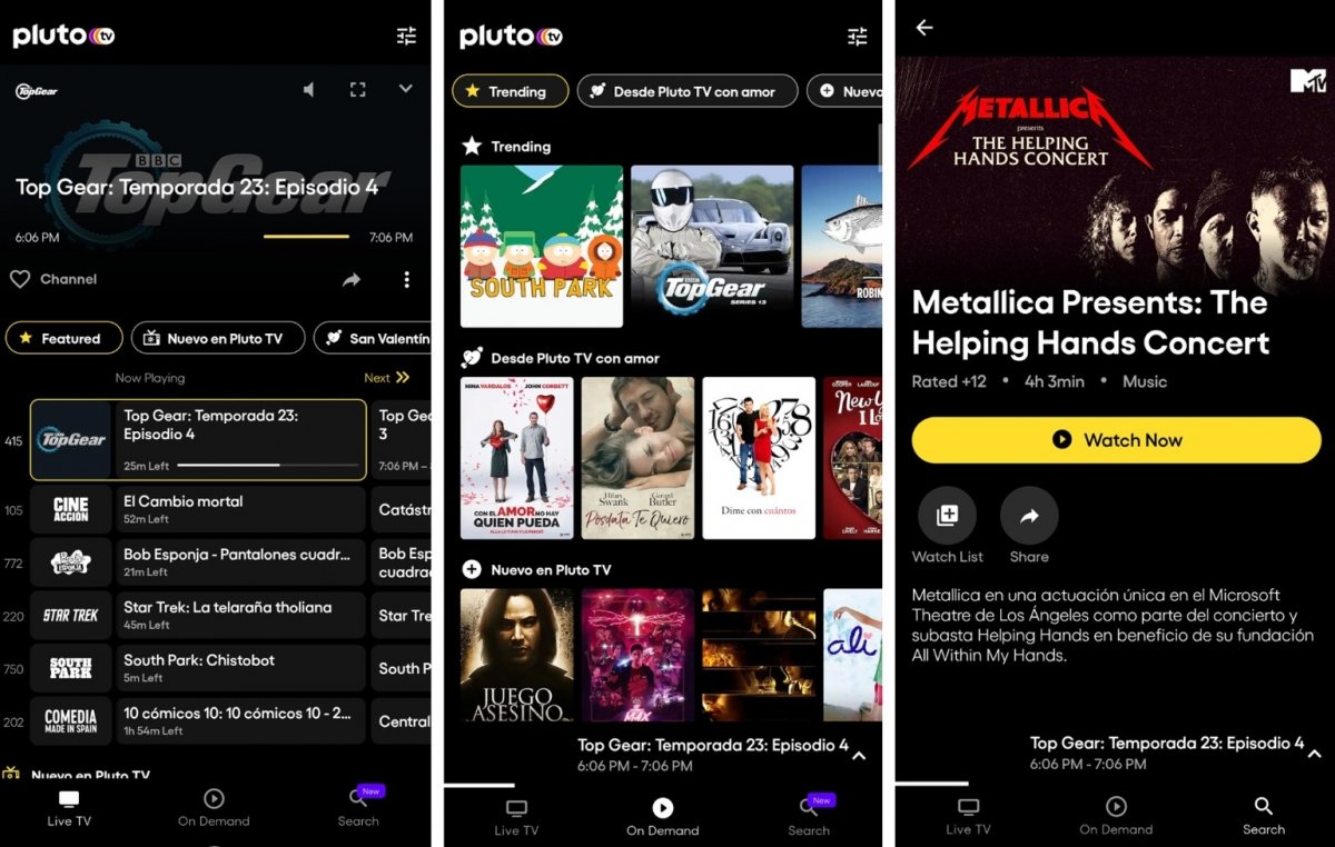 Pluto TV es una app para ver la tele en el móvil con canales exclusivos