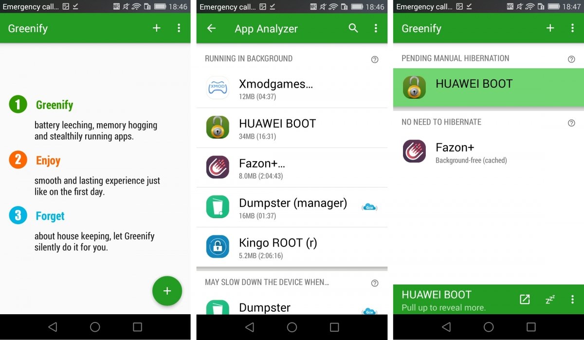 Pon tus apps a hibernar con Greenify