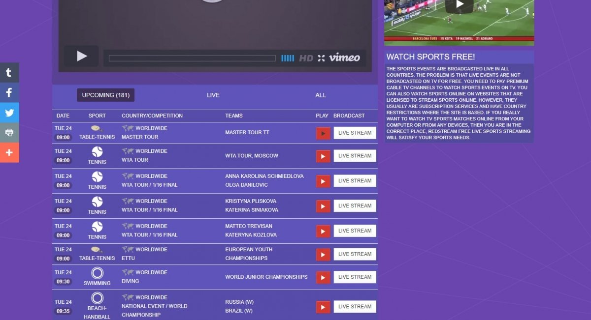 Programación en Networkstream.live