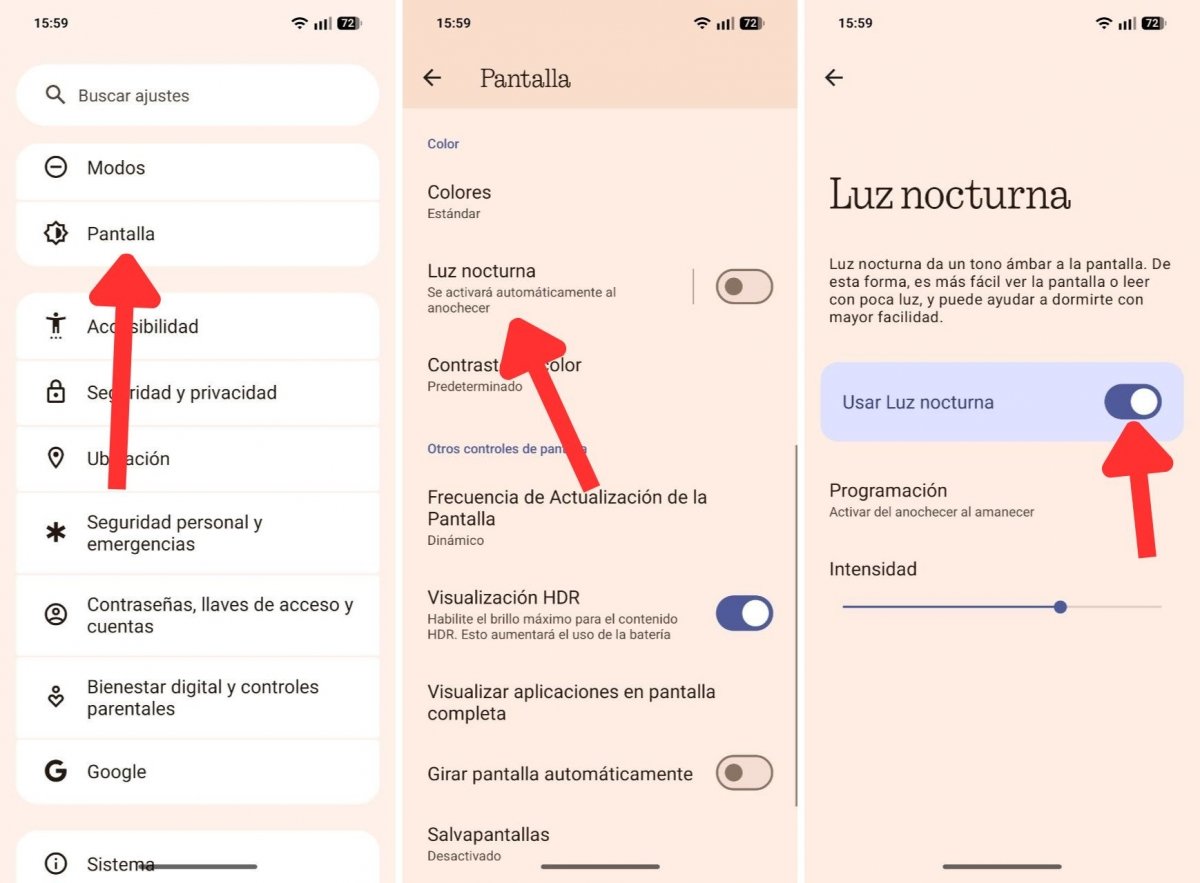 Protege tus ojos y duerme mejor configurando la luz nocturna