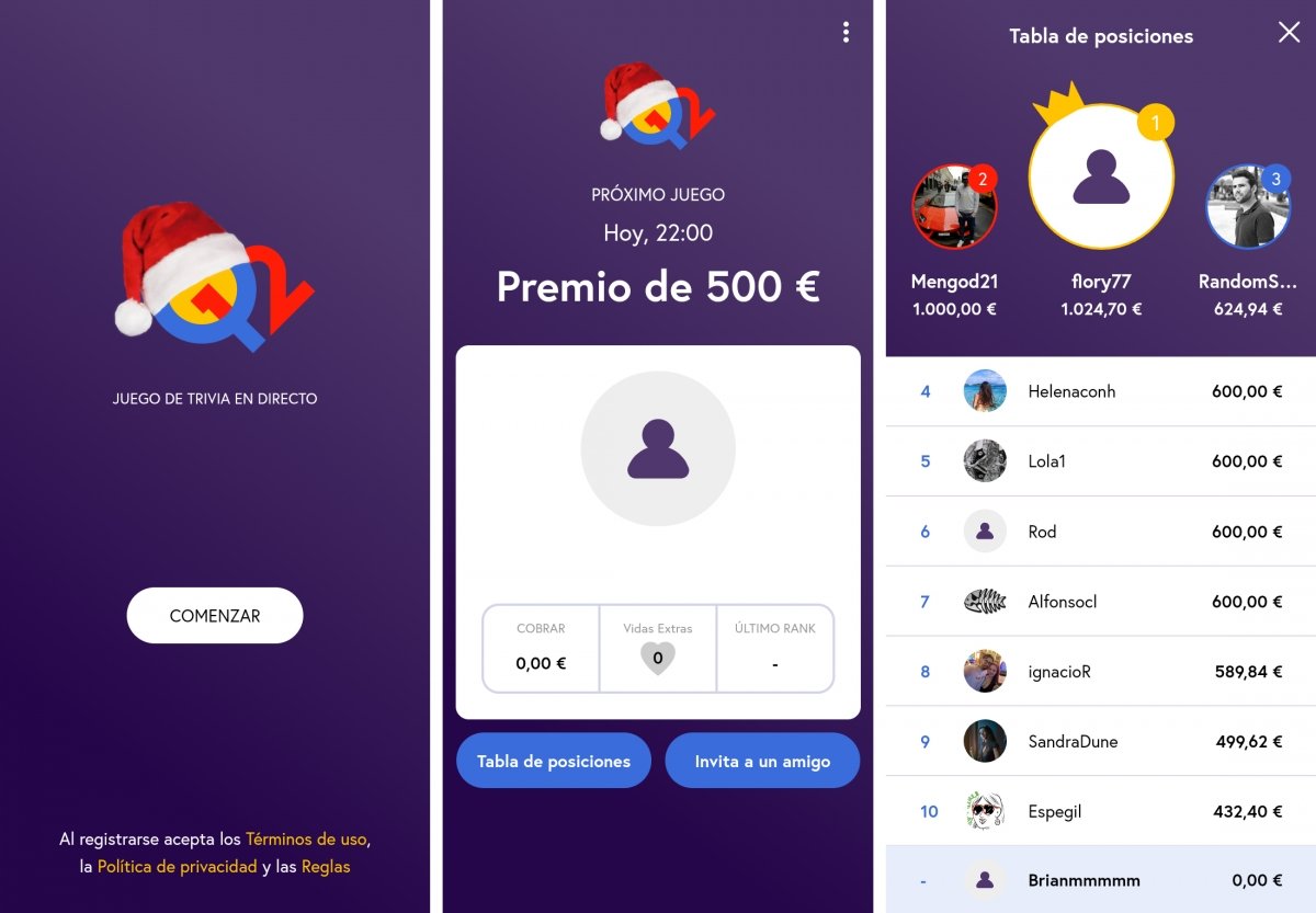 Q12 Trivia es otro juego de preguntas para ganar dinero