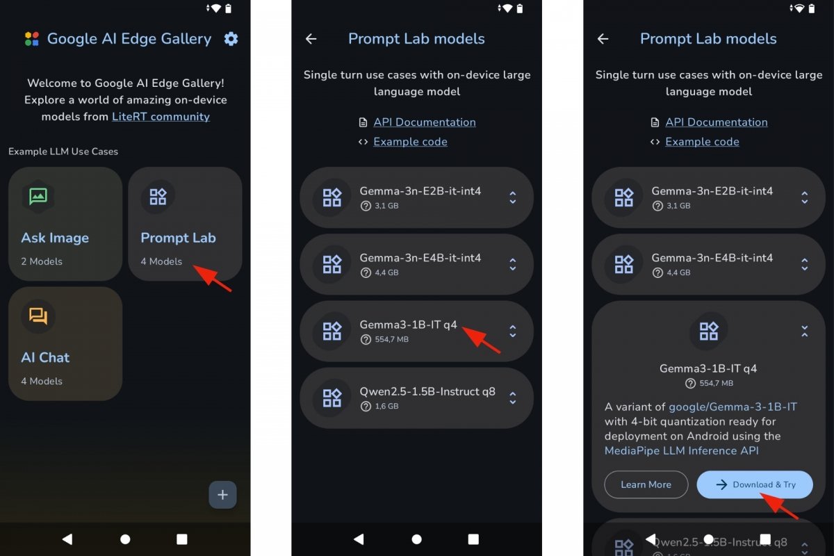 Qué es Google AI Edge Gallery