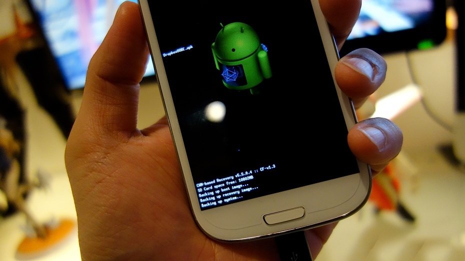 Realizando una copia de seguridad desde el recovery