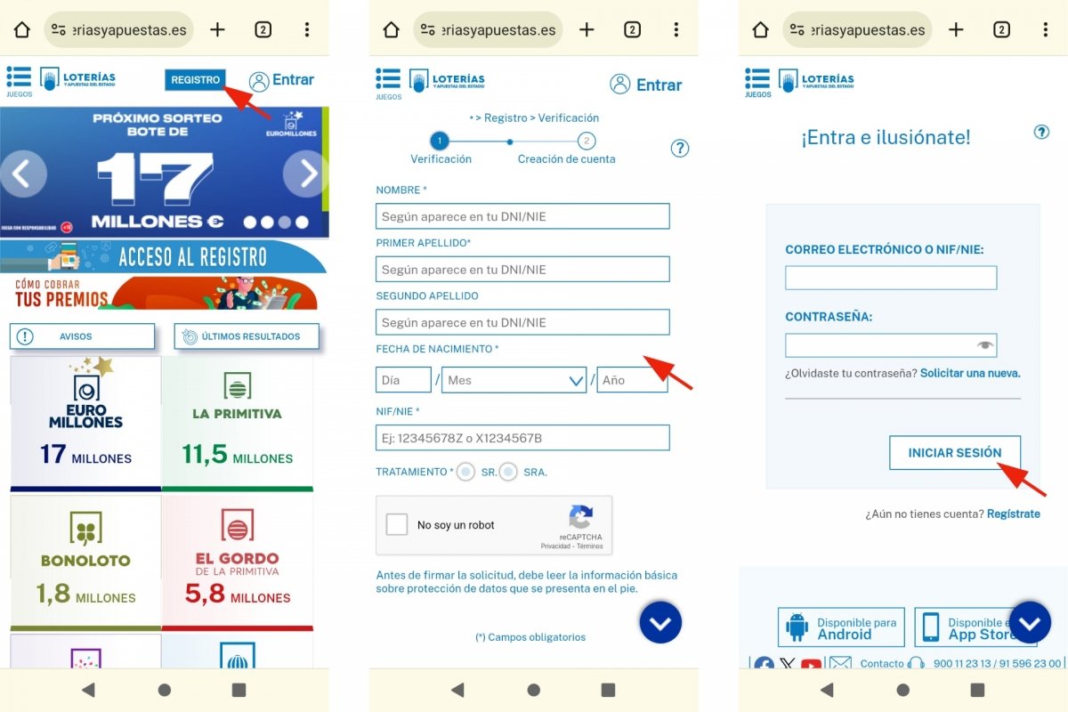 Cómo hacer quinielas desde tu móvil Android