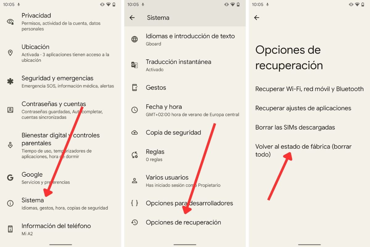 Restablecer un Android es así de sencillo.