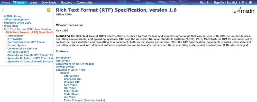 RTF